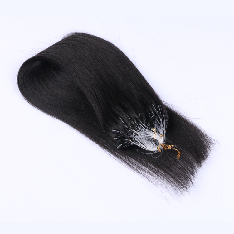 Micro ring loop human indian virgin remy good hair cheap hair extension shops near me SJ00282